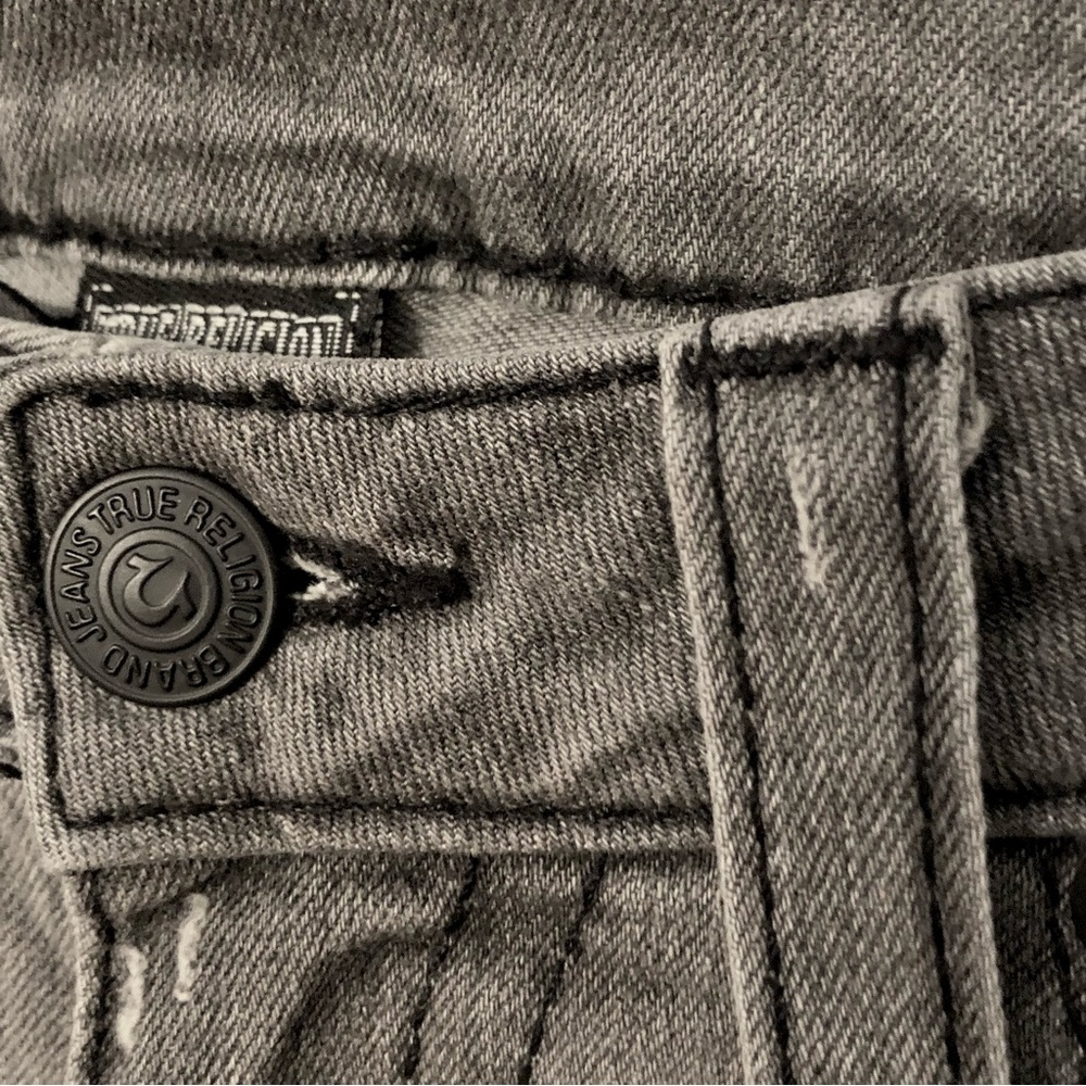 Gray 2000s bootcut flare distress britney spears cowgirl western festival billy - Picture 4 of 6